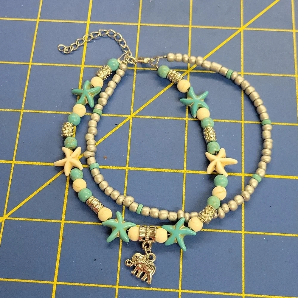 Faux Turquoise Sea Theme 9